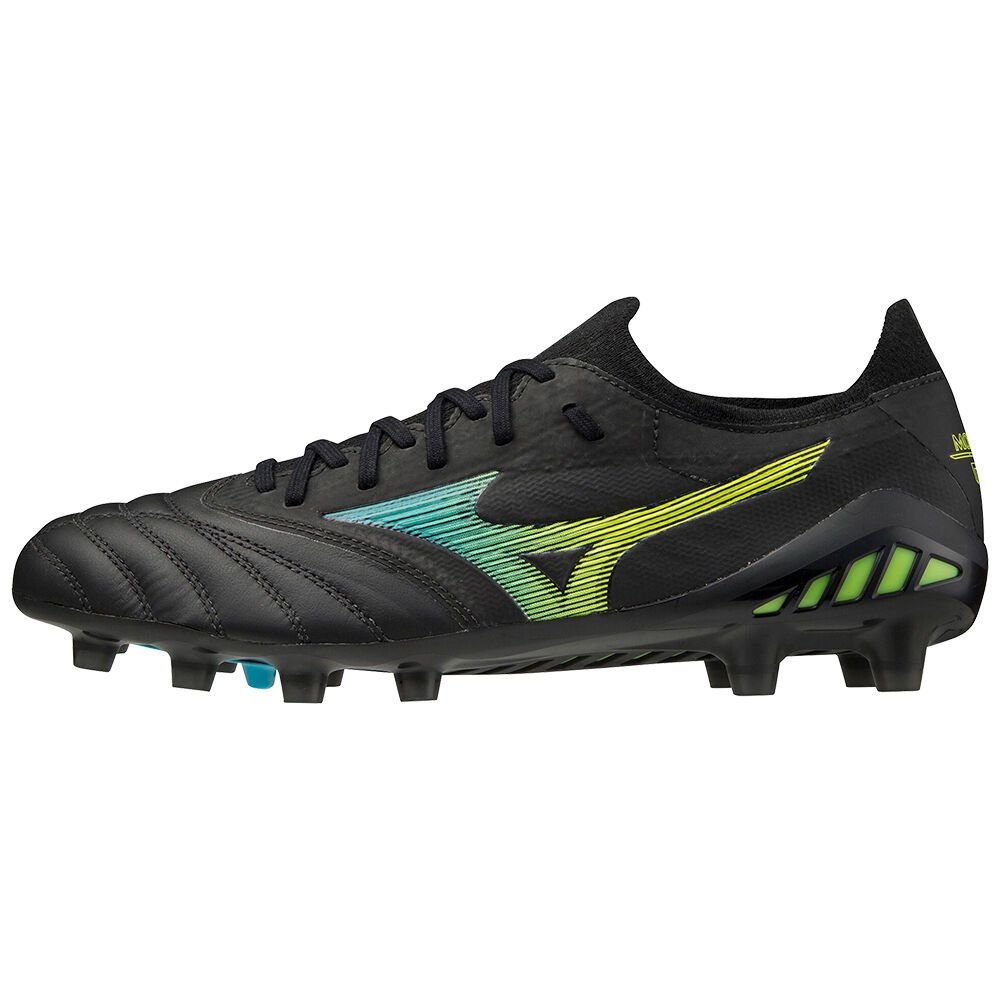 Tacos de Futbol Mizuno Morelia Neo Iii Beta Elite Para Mujer Negros/Azules Turquesa 2198560-KH